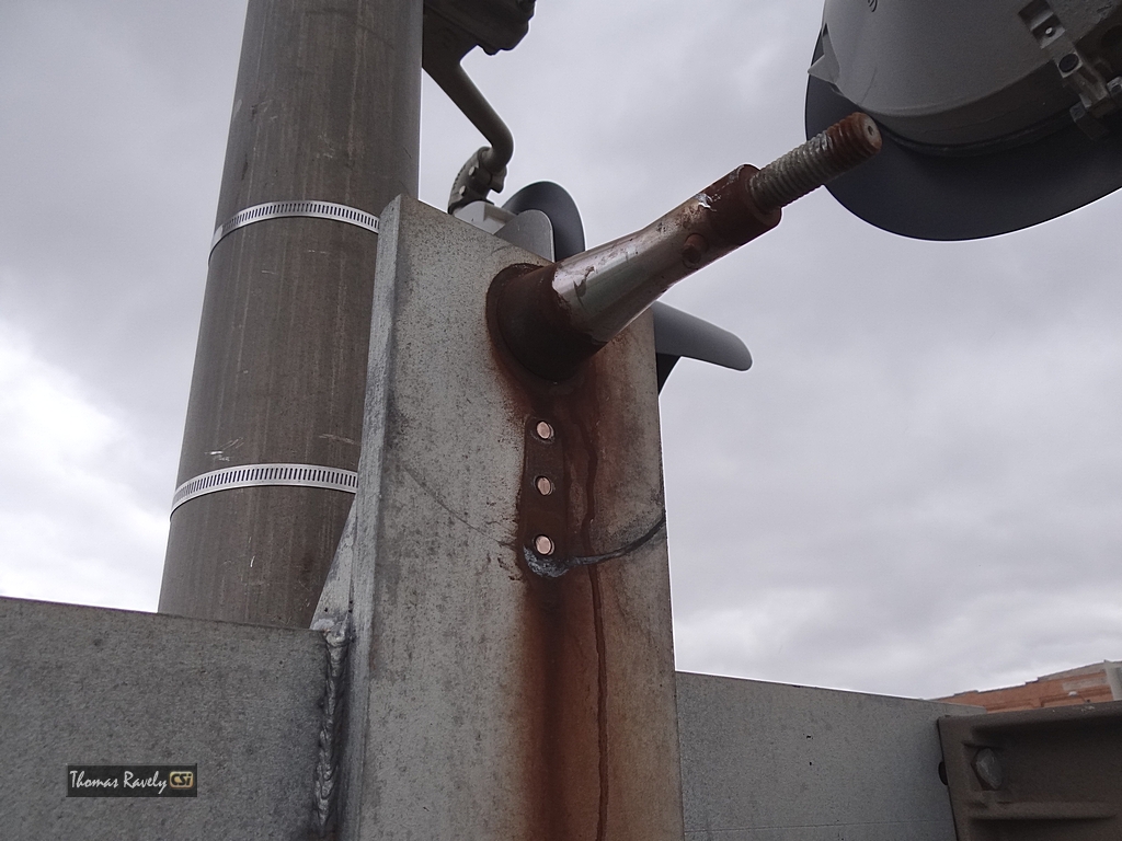 1st Ave Railroad crossing damage      CSi photo